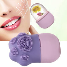 1226 Non Slip Silicone Face Ice Cubes Easy Grip New Unique Shape Ice Roller Base Reusable For Beauty  ( 1 Pc )