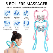 Neck Shoulder Massager Portable Relieving The Back For Men Relieving The Waist Women (1pc)