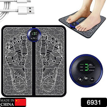 6931  Ems Foot Massager Electric Feet Massager Deep Kneading Circulation Foot Booster For Feet And Legs Muscle Stimulator Folding Portable Electric Massage Machine