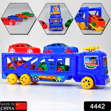 4442 Toy Set Truck With 4 Mini Cars Toy Vehicles For Children